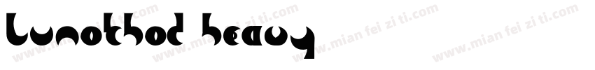 Lunokhod Heavy字体转换